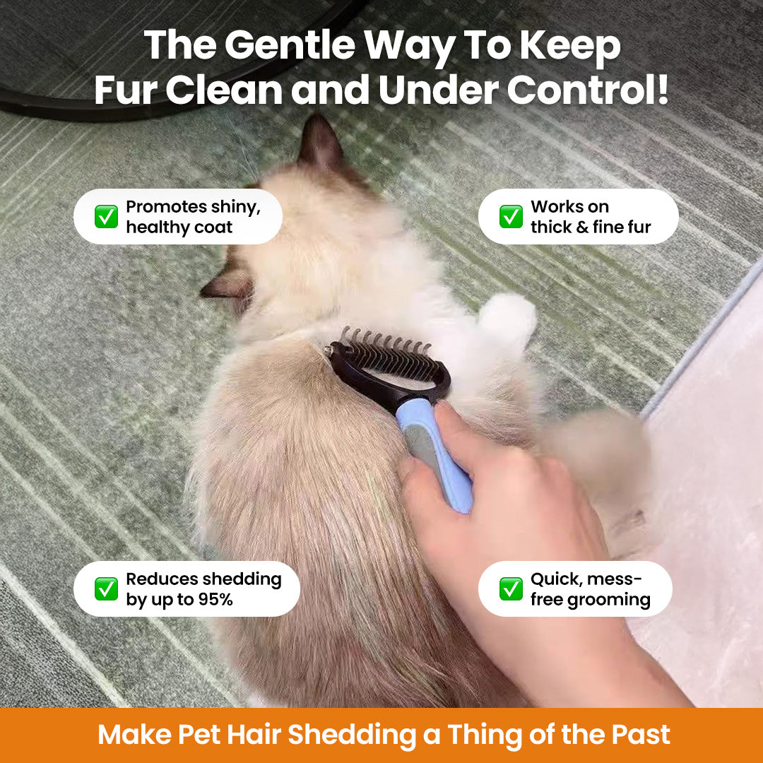 Deshedding brush